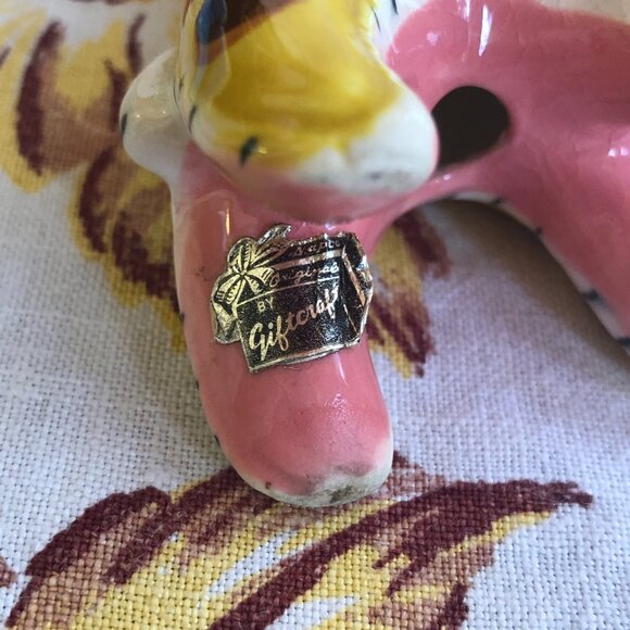 Vintage Napco Stuffed Giraffe Salt And Pepper - Picture 7 of 7
